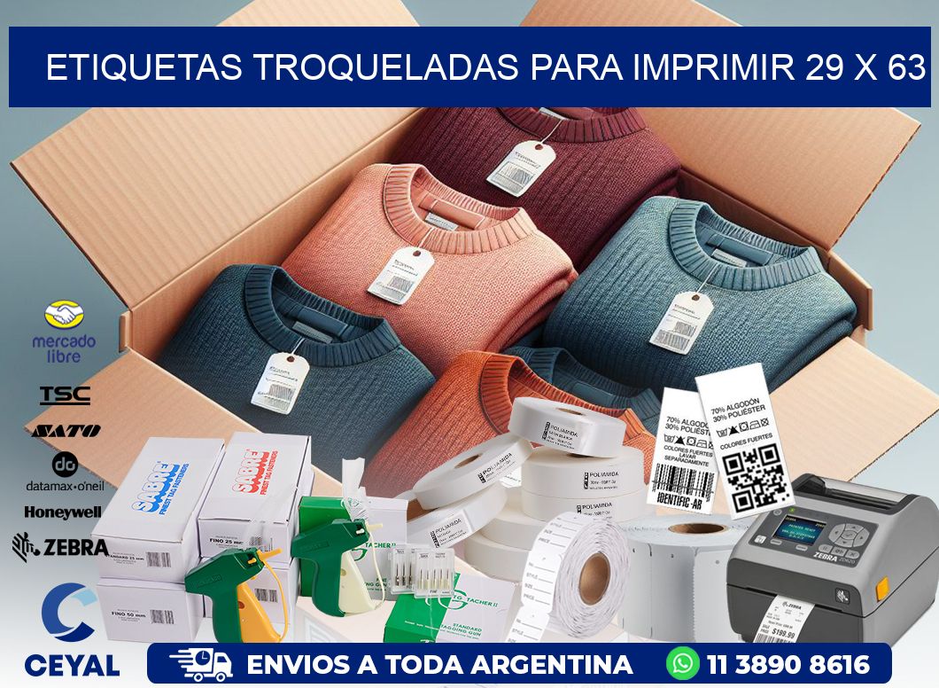 ETIQUETAS TROQUELADAS PARA IMPRIMIR 29 x 63
