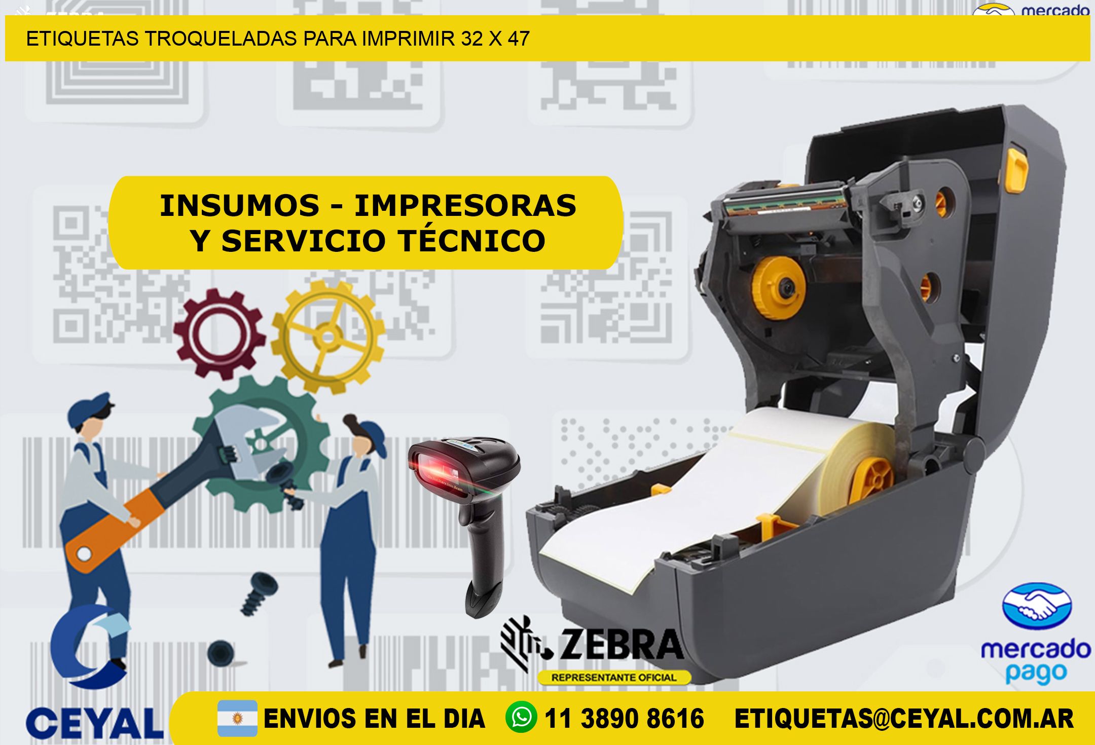 ETIQUETAS TROQUELADAS PARA IMPRIMIR 32 x 47