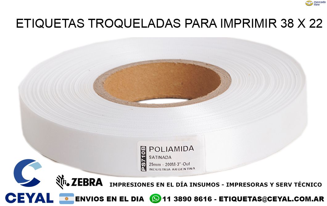 ETIQUETAS TROQUELADAS PARA IMPRIMIR 38 x 22