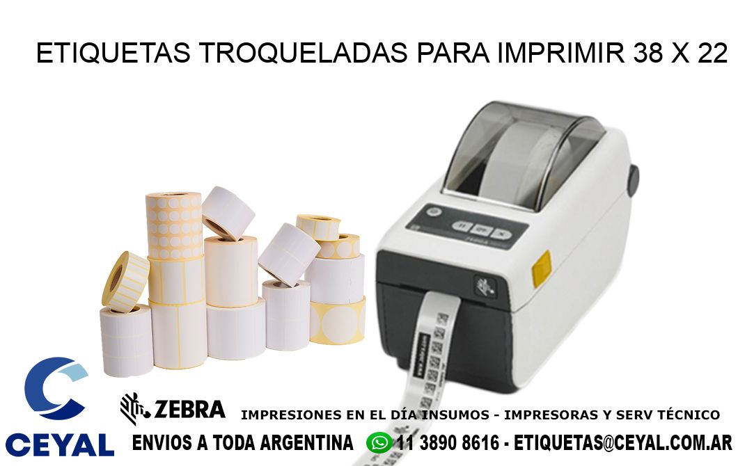 ETIQUETAS TROQUELADAS PARA IMPRIMIR 38 x 22