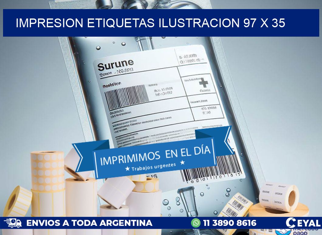 IMPRESION ETIQUETAS ILUSTRACION 97 x 35