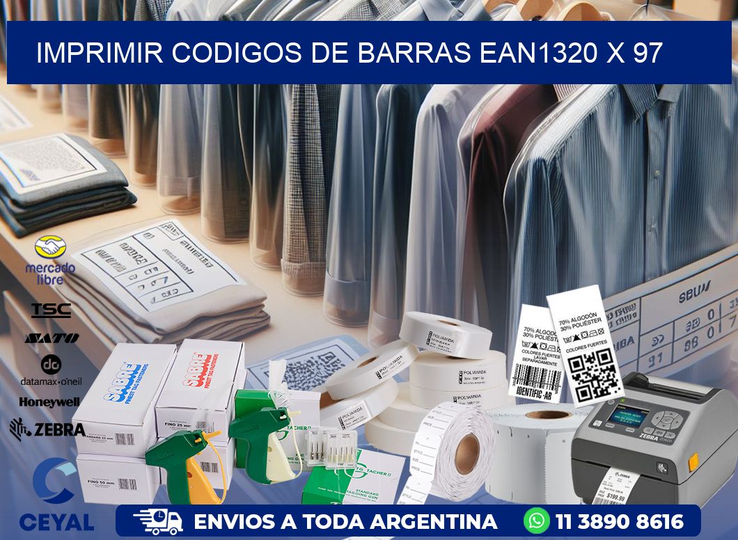IMPRIMIR CODIGOS DE BARRAS EAN1320 x 97