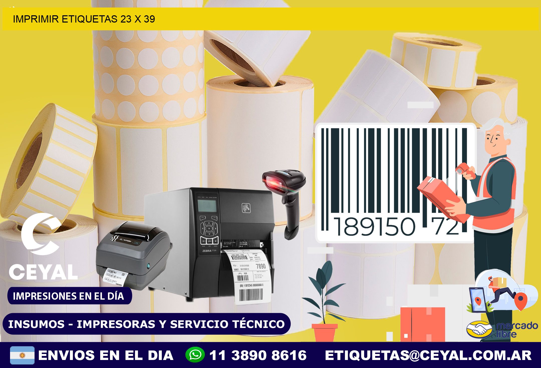 IMPRIMIR ETIQUETAS 23 x 39