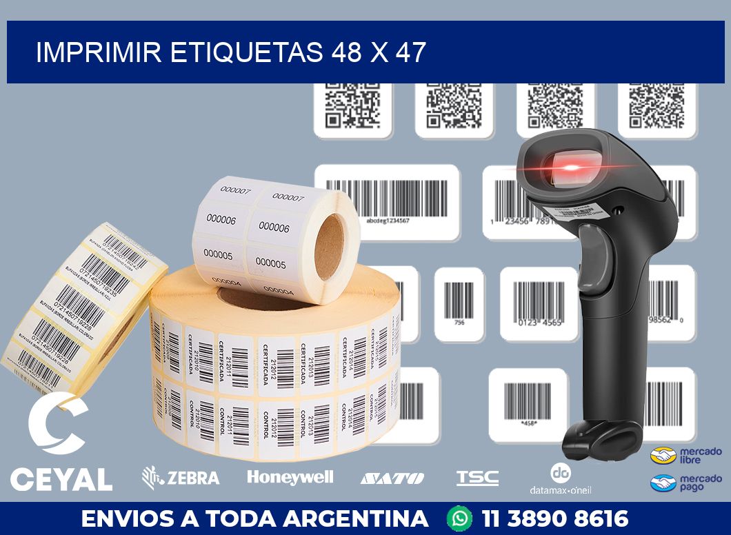 IMPRIMIR ETIQUETAS 48 x 47
