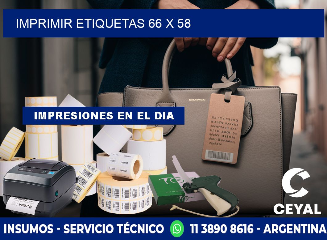 IMPRIMIR ETIQUETAS 66 x 58