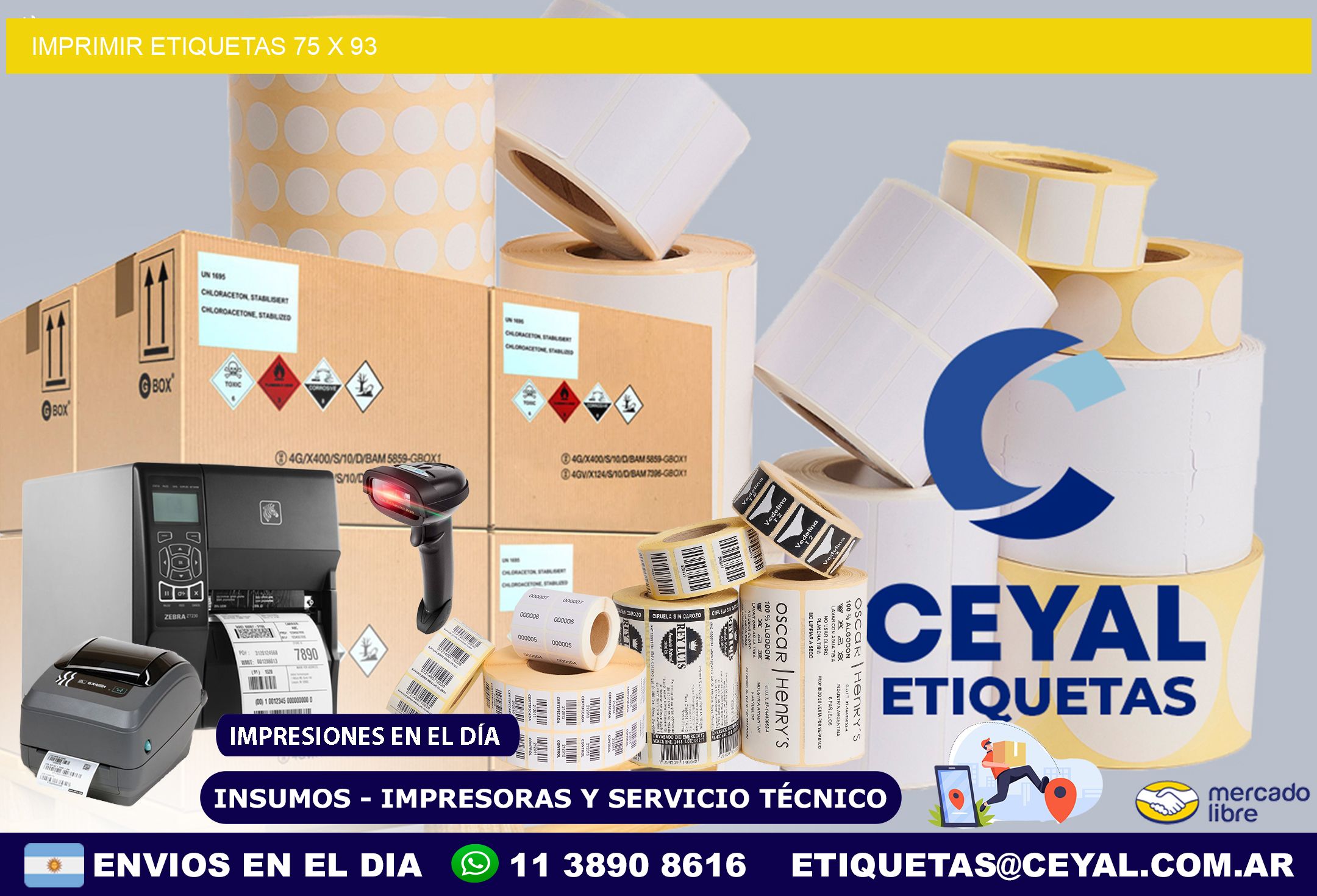 IMPRIMIR ETIQUETAS 75 x 93