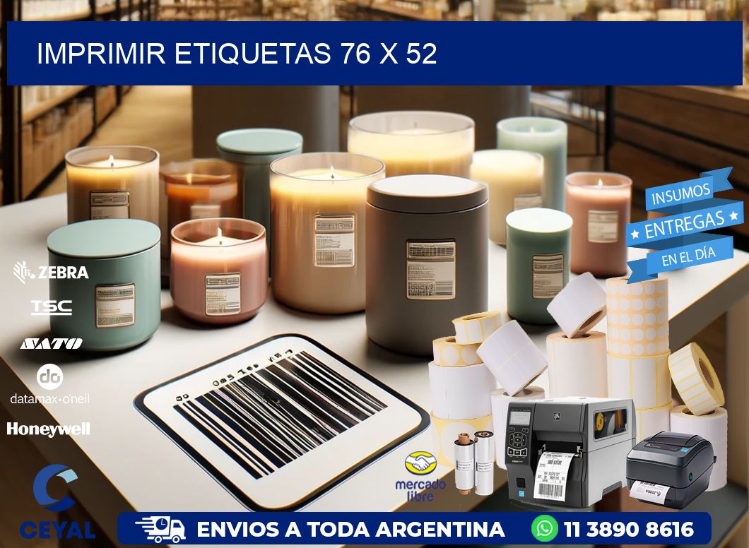 IMPRIMIR ETIQUETAS 76 x 52