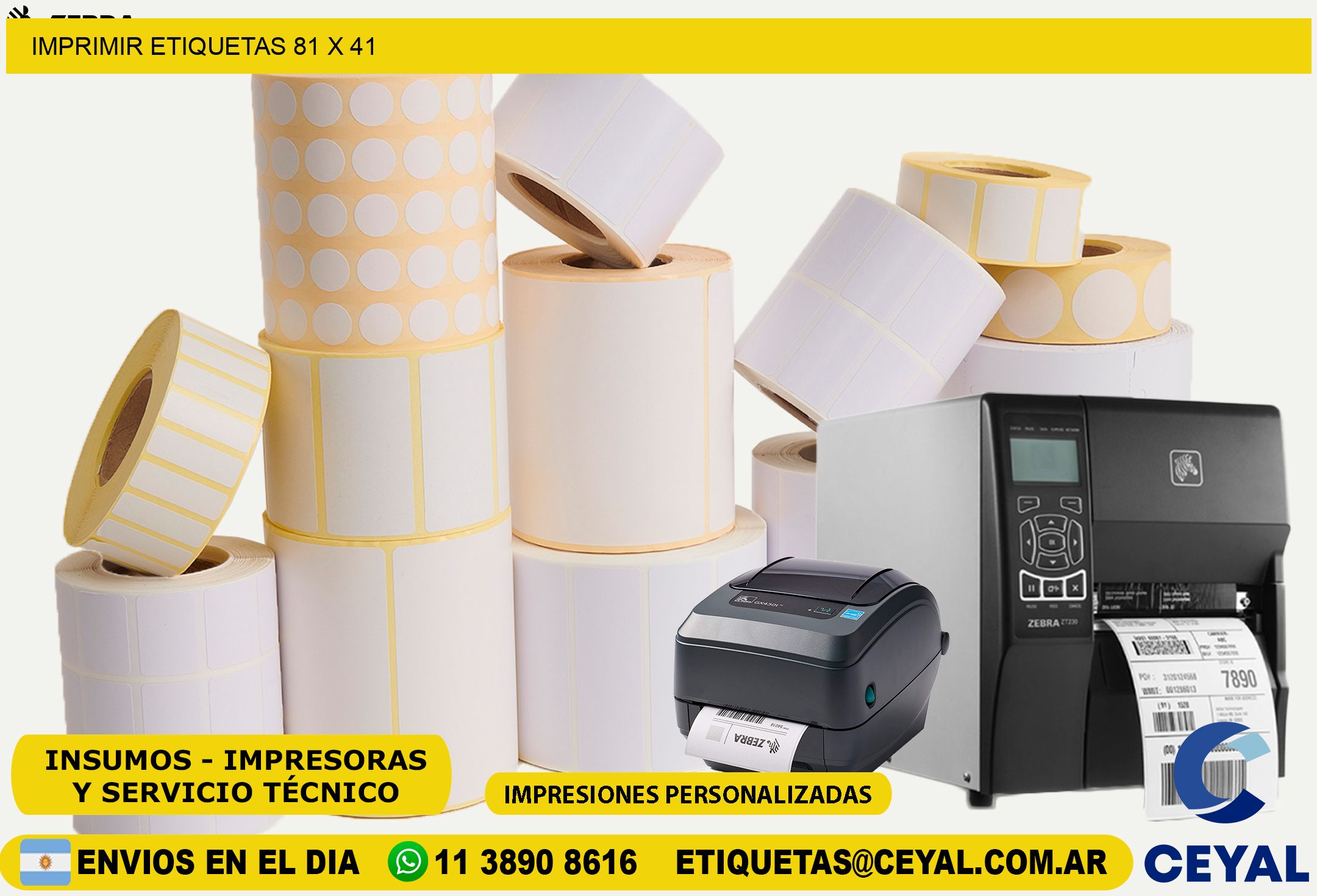 IMPRIMIR ETIQUETAS 81 x 41