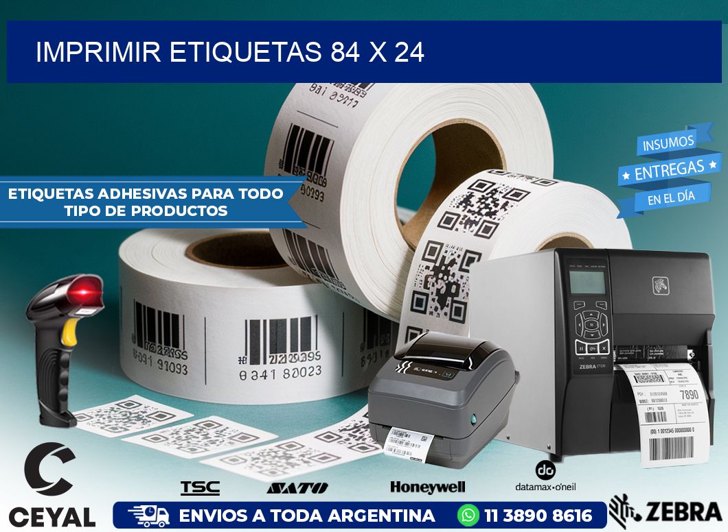 IMPRIMIR ETIQUETAS 84 x 24