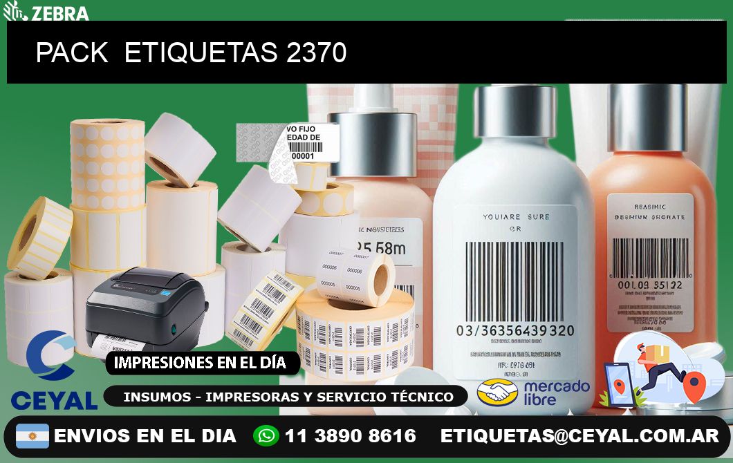 PACK  ETIQUETAS 2370