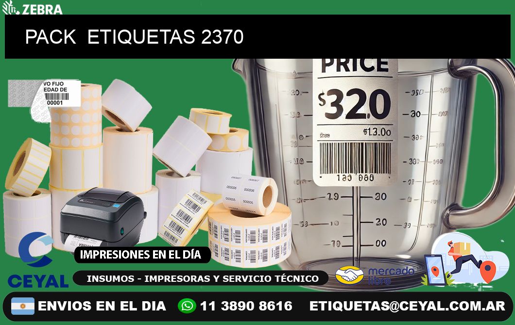 PACK  ETIQUETAS 2370