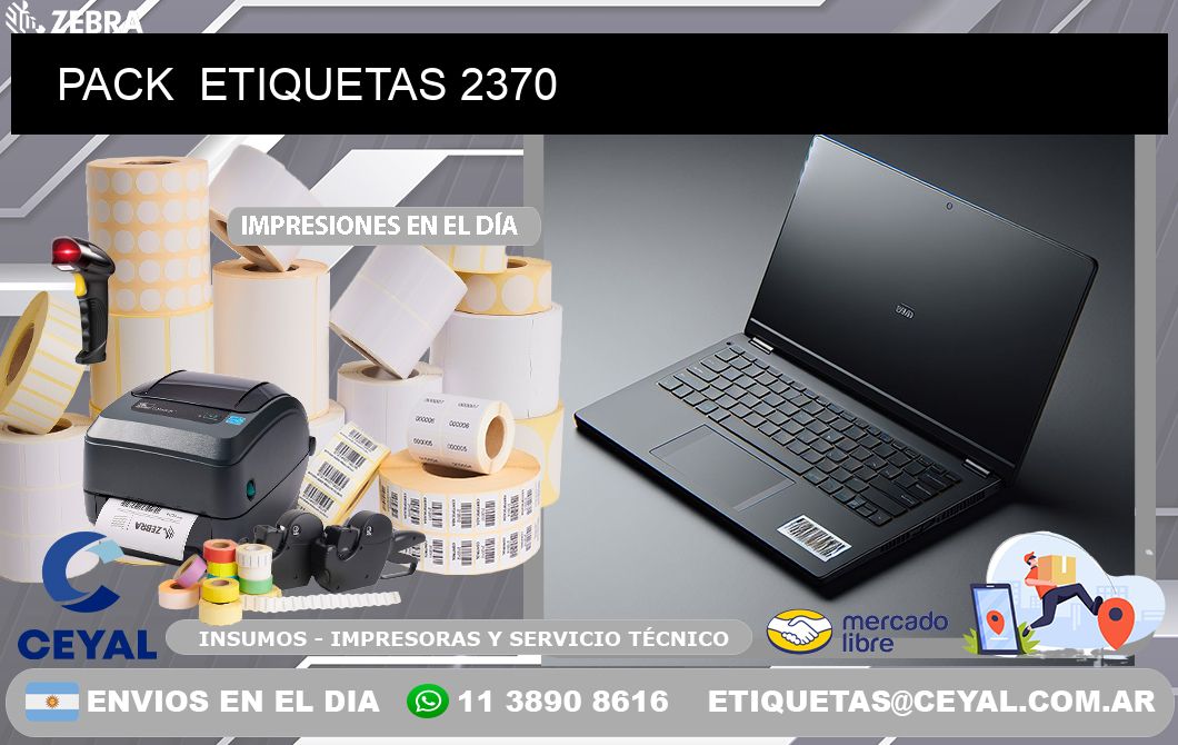 PACK  ETIQUETAS 2370