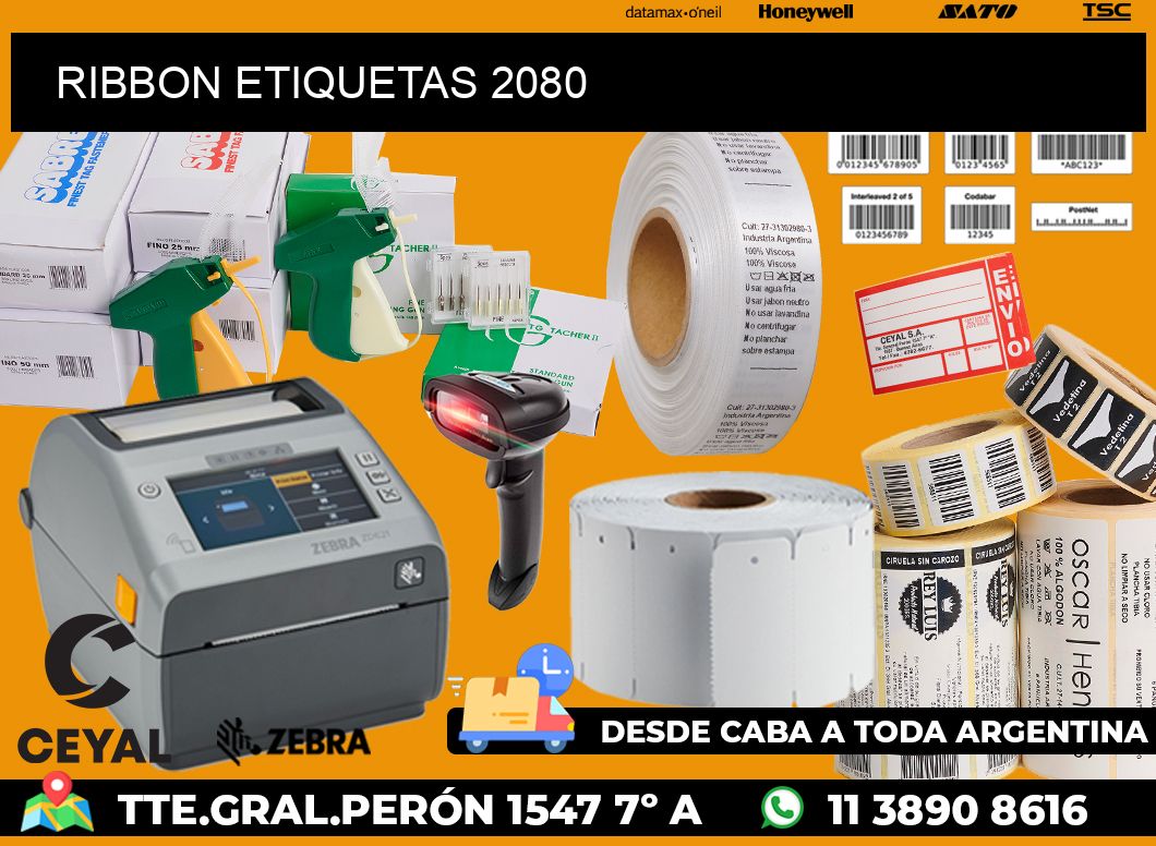RIBBON ETIQUETAS 2080
