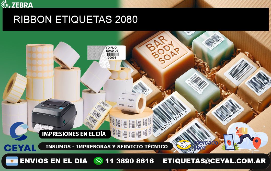 RIBBON ETIQUETAS 2080