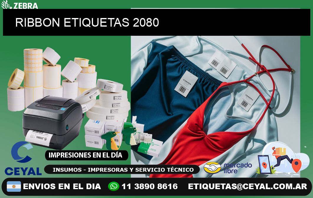 RIBBON ETIQUETAS 2080