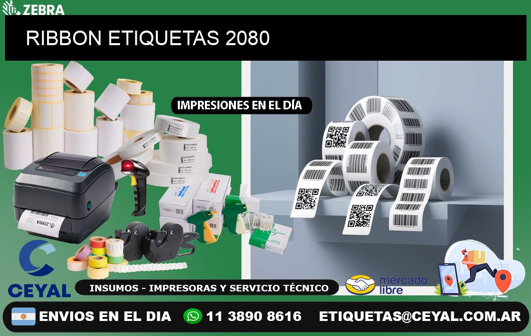 RIBBON ETIQUETAS 2080