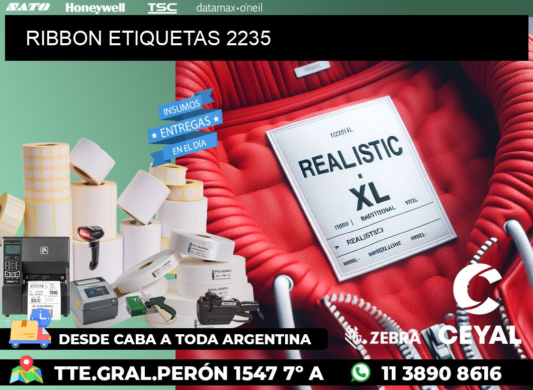 RIBBON ETIQUETAS 2235