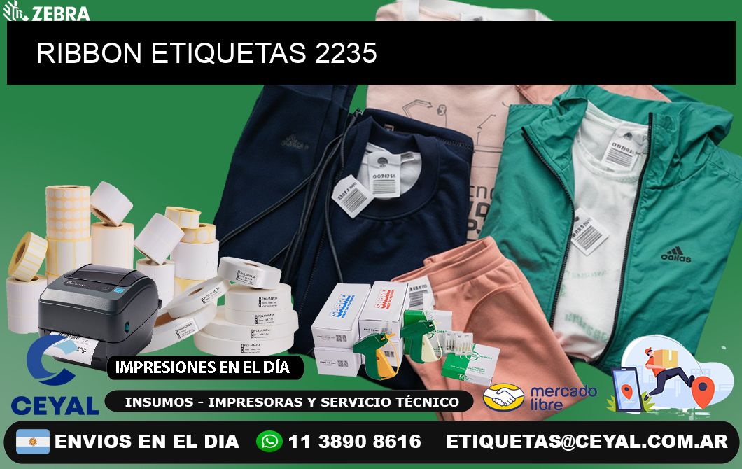 RIBBON ETIQUETAS 2235