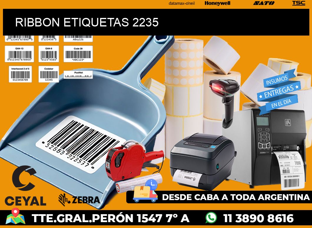RIBBON ETIQUETAS 2235