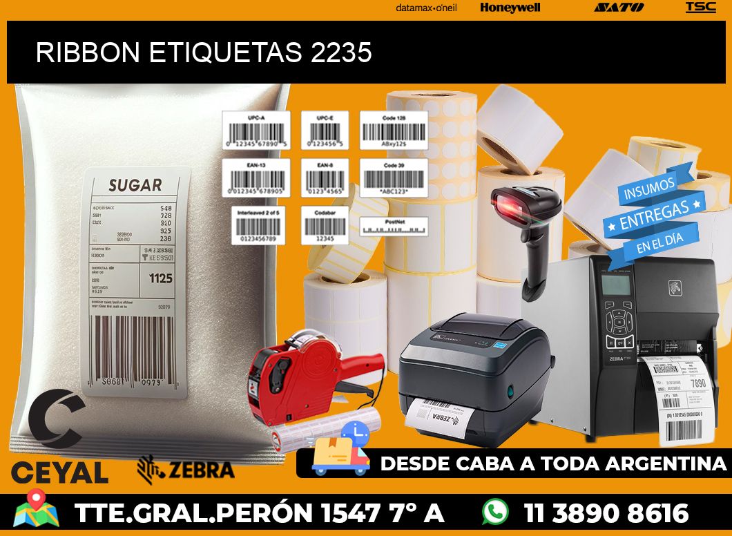 RIBBON ETIQUETAS 2235