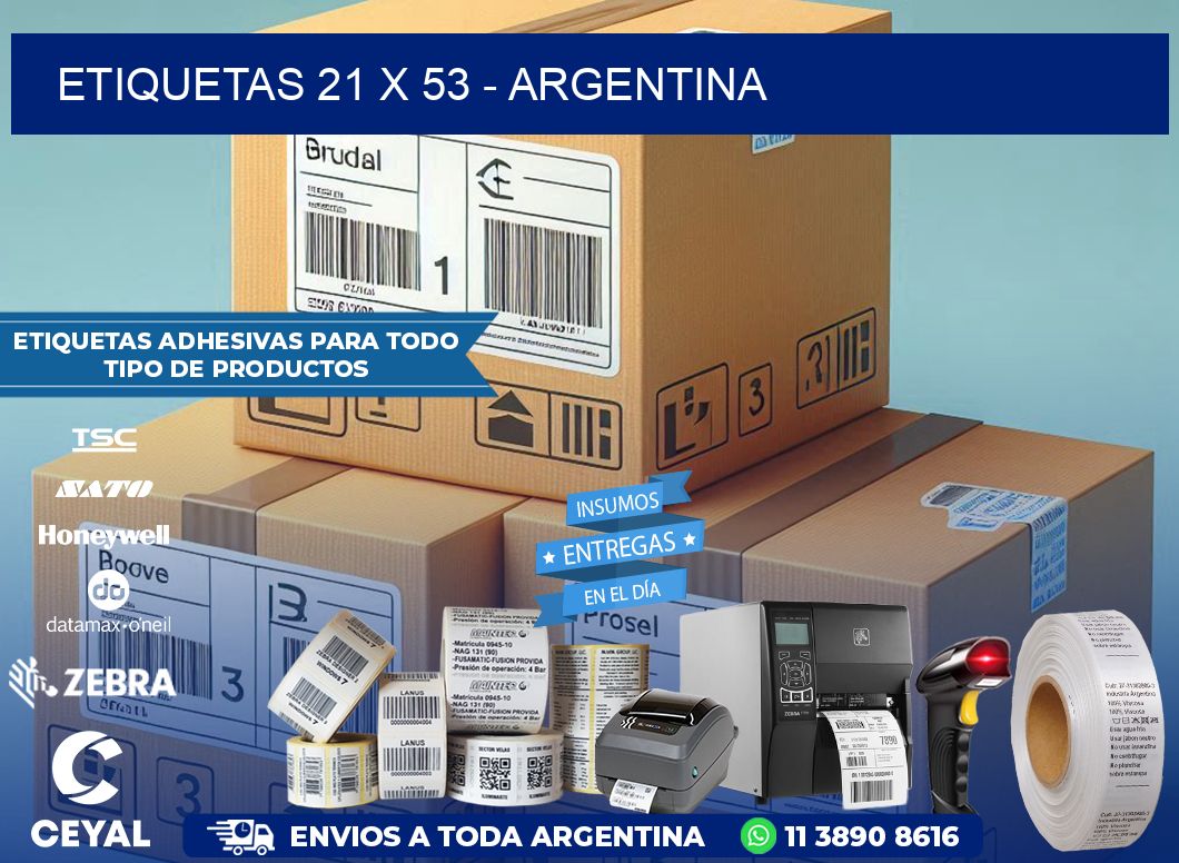 ETIQUETAS 21 x 53 – ARGENTINA