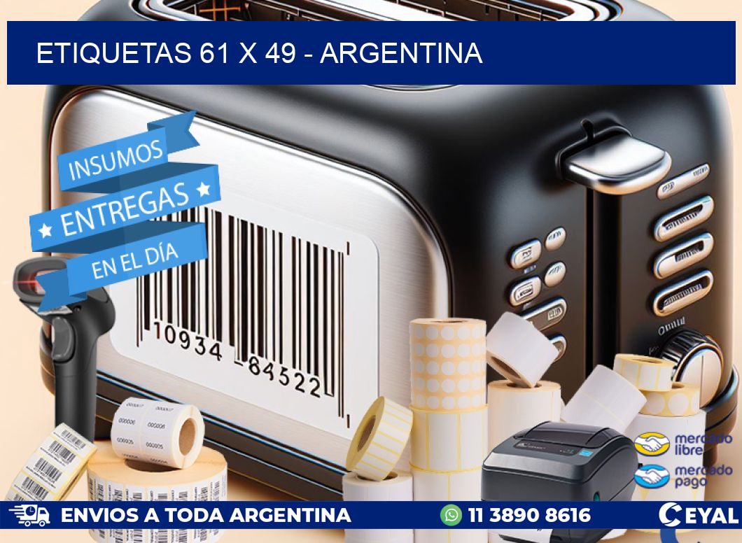 ETIQUETAS 61 x 49 - ARGENTINA