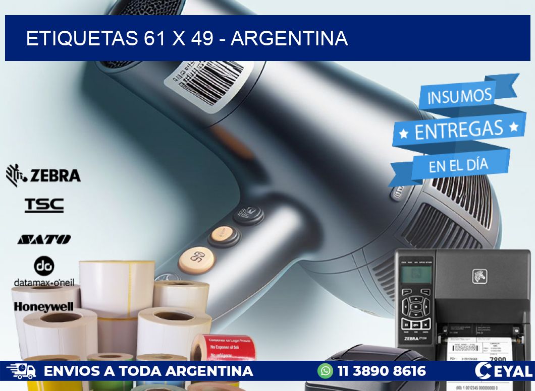 ETIQUETAS 61 x 49 - ARGENTINA
