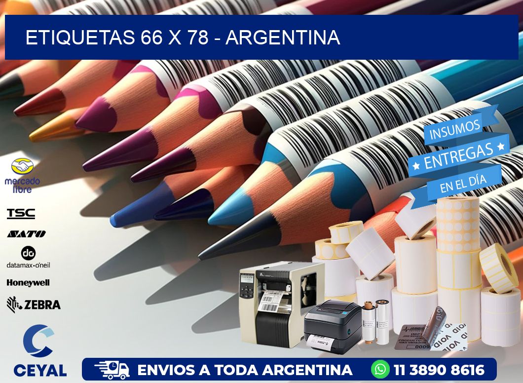 ETIQUETAS 66 x 78 - ARGENTINA