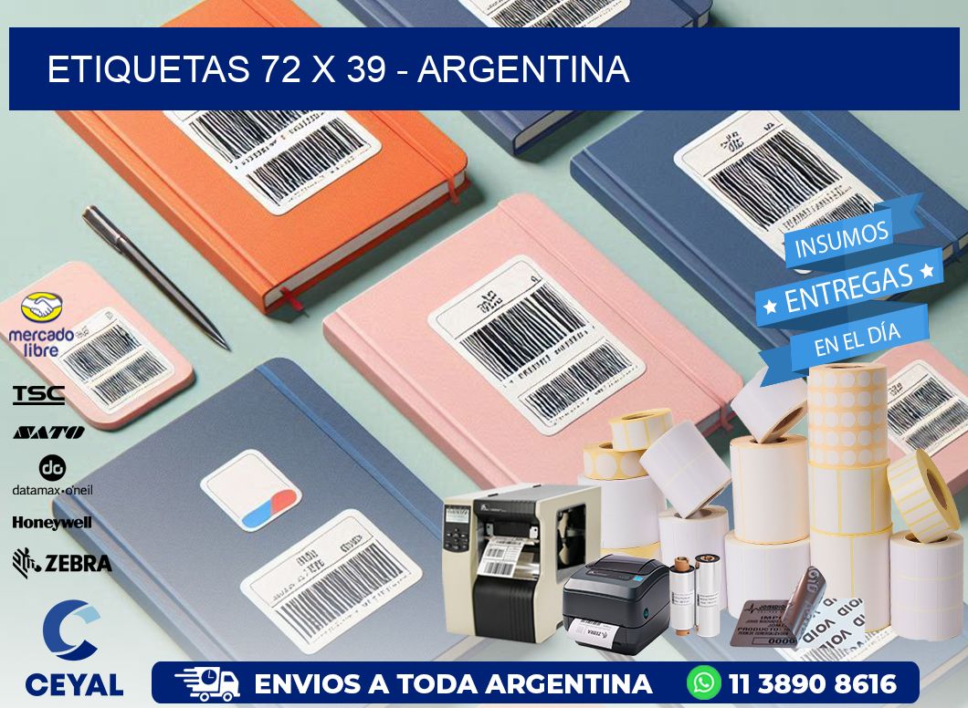 ETIQUETAS 72 x 39 - ARGENTINA