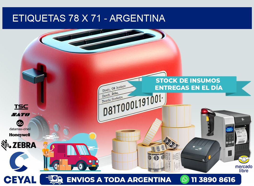 ETIQUETAS 78 x 71 – ARGENTINA