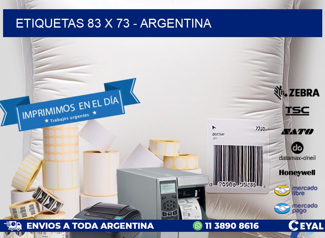 ETIQUETAS 83 x 73 - ARGENTINA