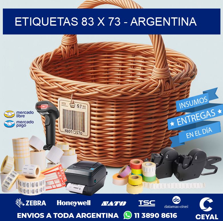 ETIQUETAS 83 x 73 - ARGENTINA