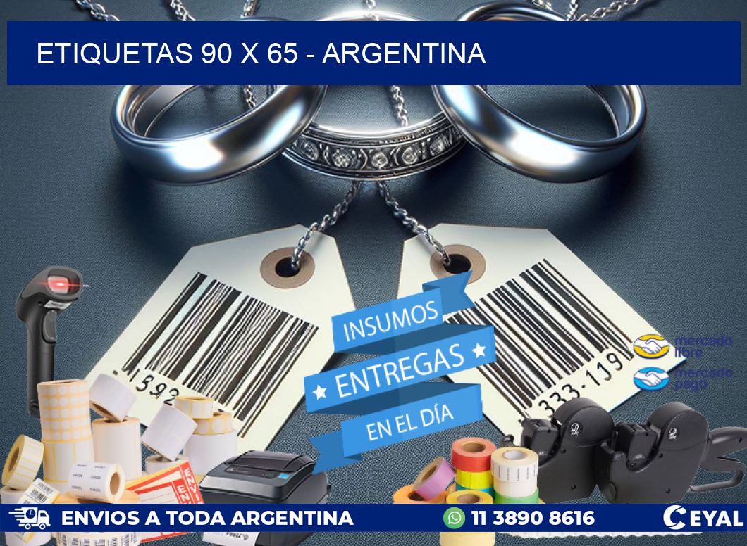 ETIQUETAS 90 x 65 - ARGENTINA