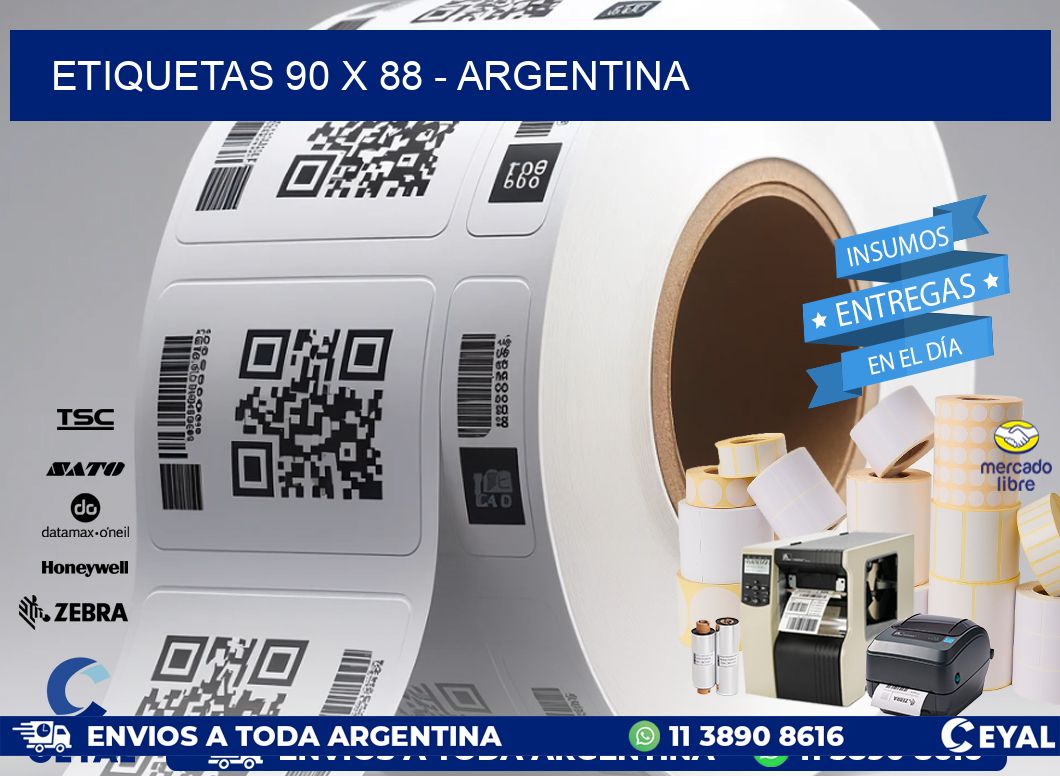 ETIQUETAS 90 x 88 - ARGENTINA