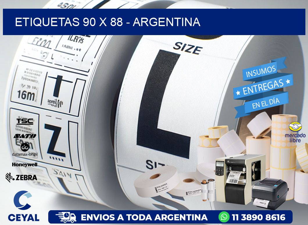 ETIQUETAS 90 x 88 - ARGENTINA