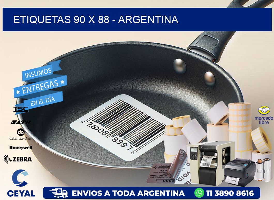 ETIQUETAS 90 x 88 - ARGENTINA