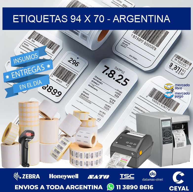 ETIQUETAS 94 x 70 - ARGENTINA