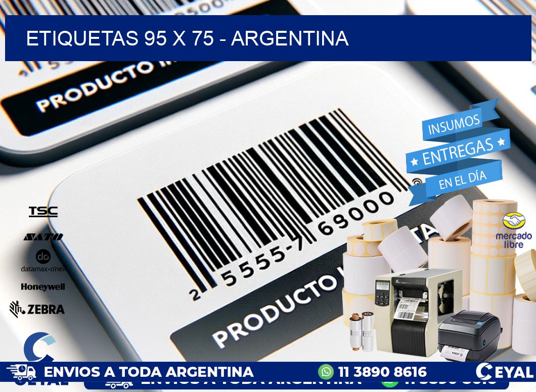 ETIQUETAS 95 x 75 - ARGENTINA