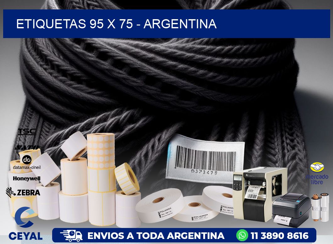 ETIQUETAS 95 x 75 - ARGENTINA