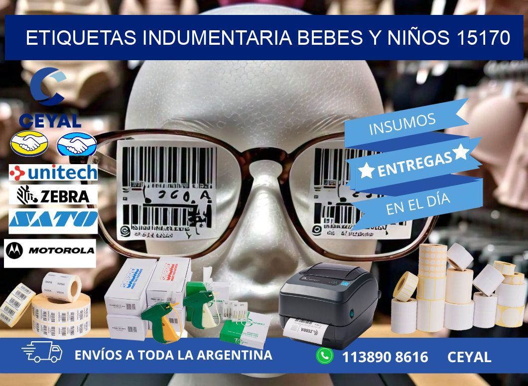 ETIQUETAS INDUMENTARIA BEBES Y NIÑOS 15170