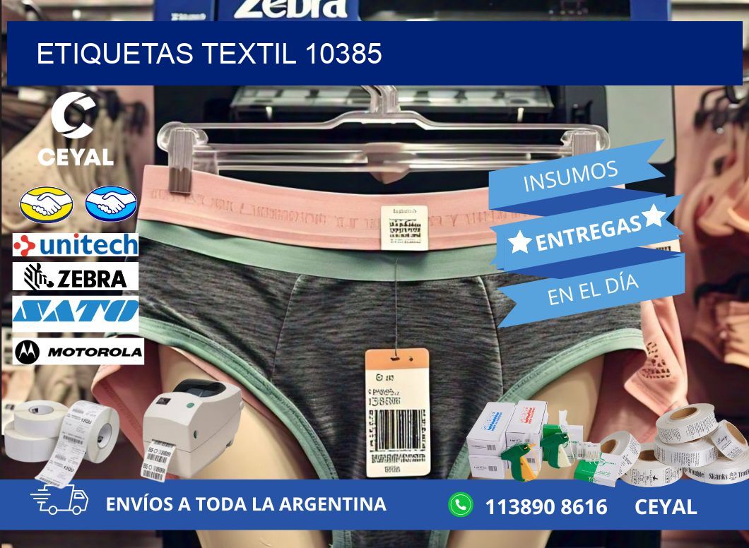 ETIQUETAS TEXTIL 10385