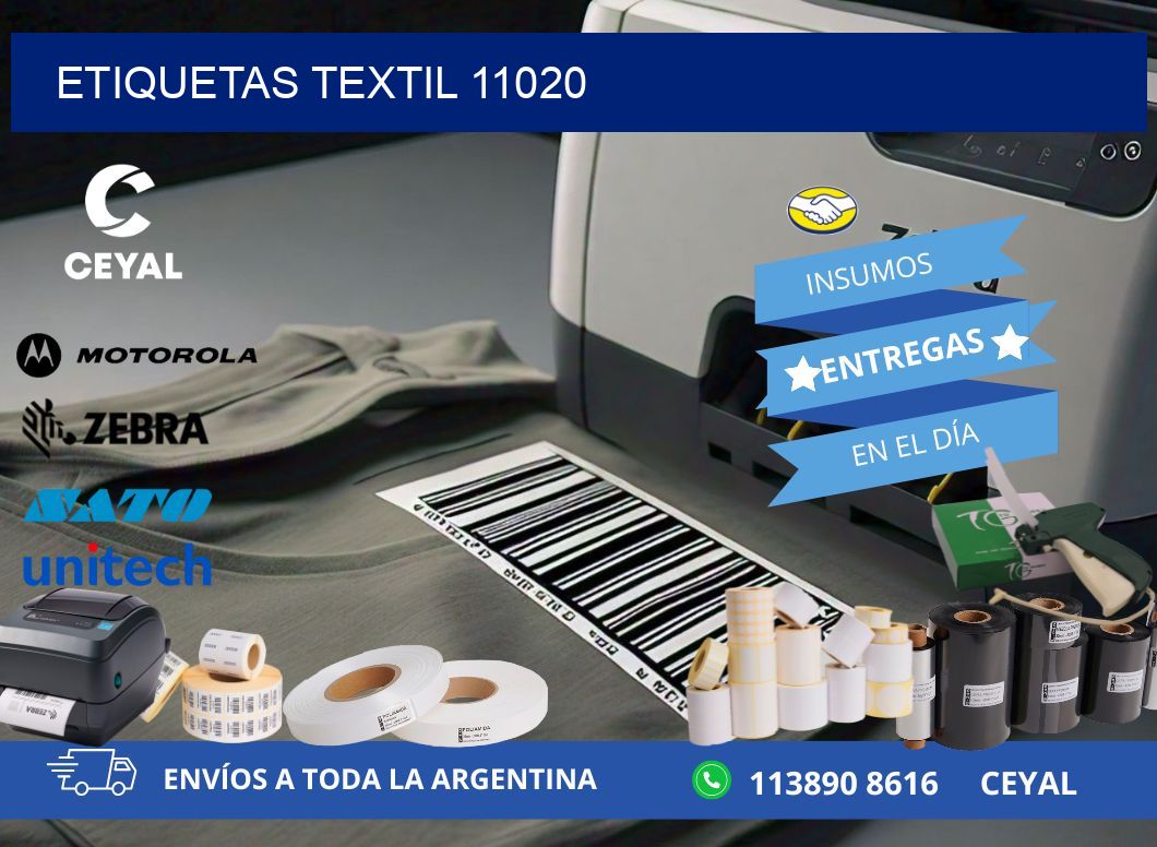 ETIQUETAS TEXTIL 11020