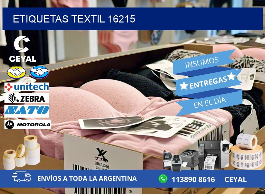 ETIQUETAS TEXTIL 16215