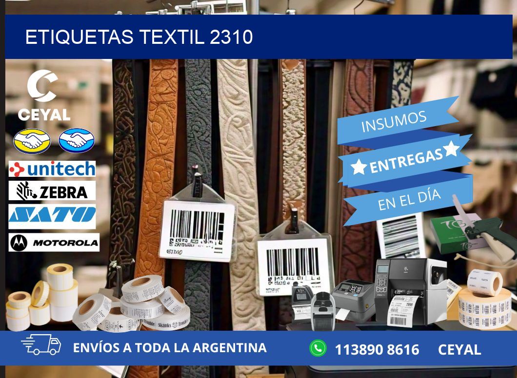 ETIQUETAS TEXTIL 2310