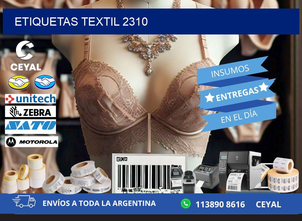 ETIQUETAS TEXTIL 2310