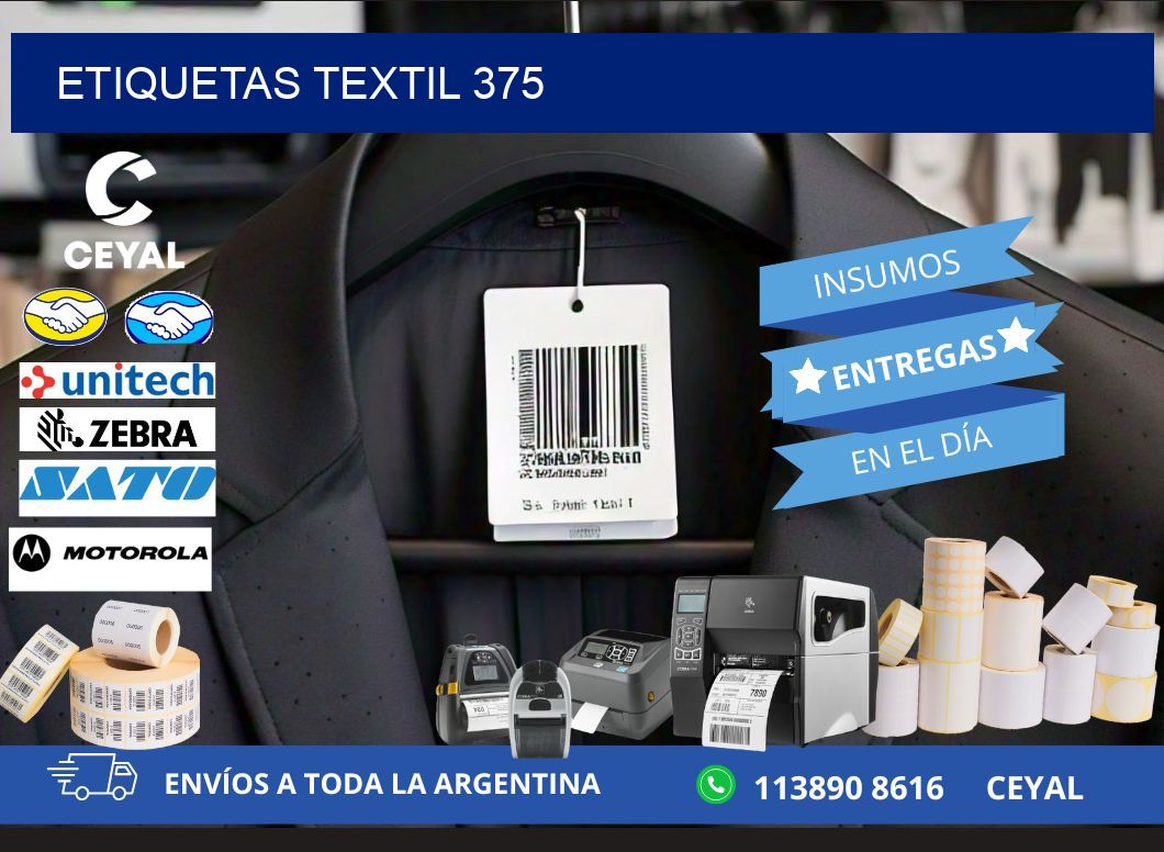 ETIQUETAS TEXTIL 375