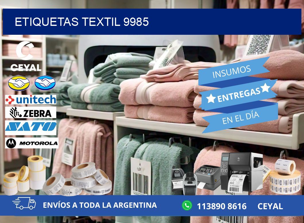 ETIQUETAS TEXTIL 9985