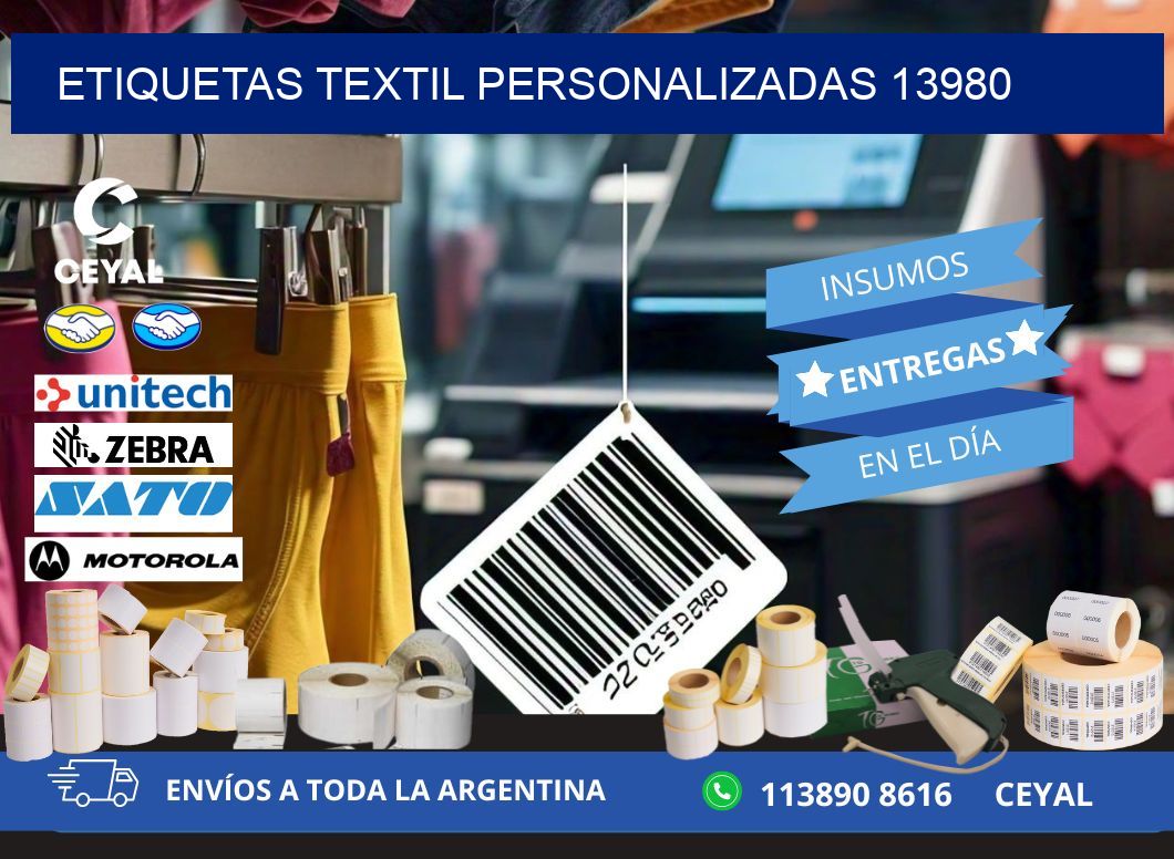 ETIQUETAS TEXTIL PERSONALIZADAS 13980