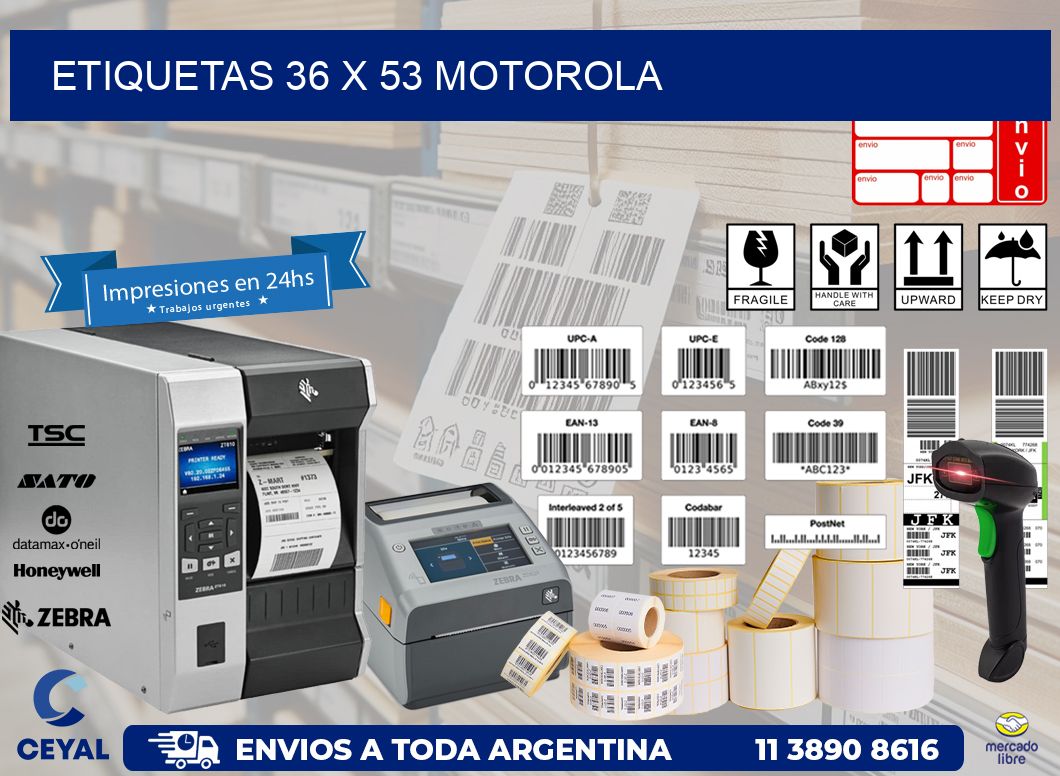 ETIQUETAS 36 x 53 MOTOROLA