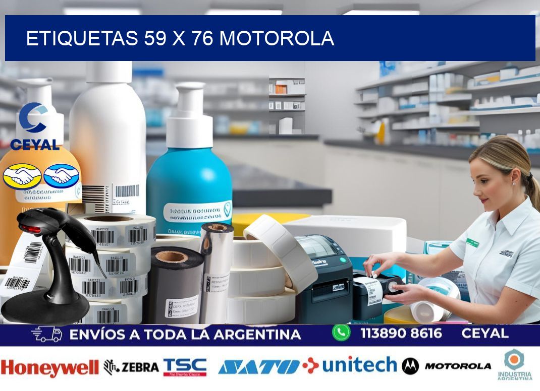 ETIQUETAS 59 x 76 MOTOROLA